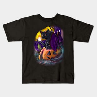 SpooKitty Halloween Kids T-Shirt